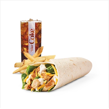 Wendys Grilled Chicken Wrap Combo