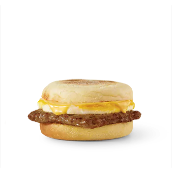 Wendys Sausage Egg Cheese English Muffin