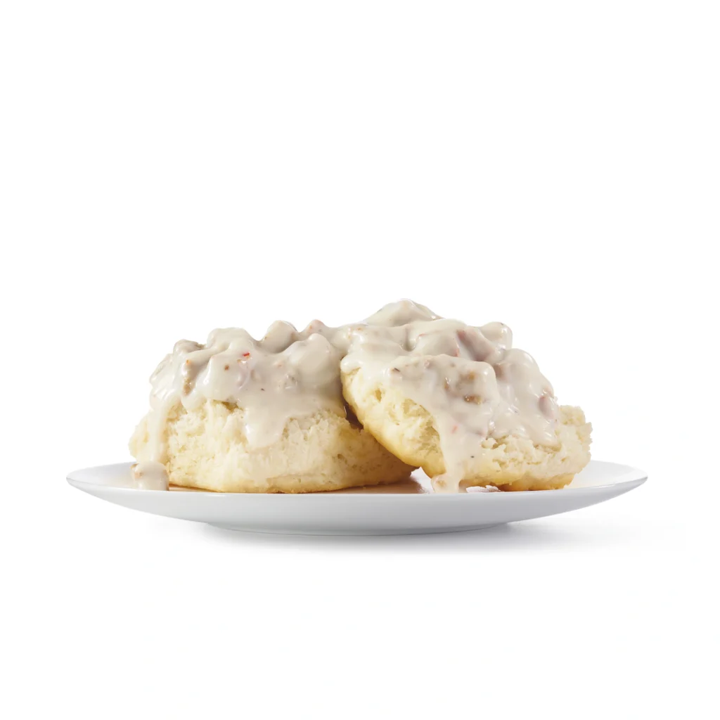 Wendys Sausage Gravy & Biscuit