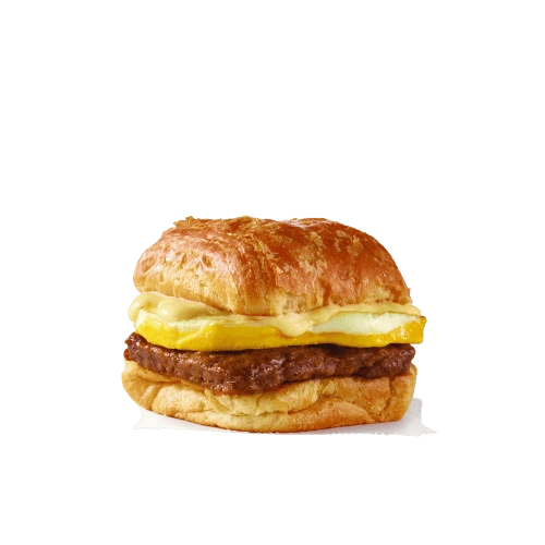 Wendy's Sausage, Egg & Swiss Croissant