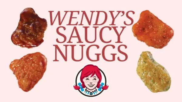 Wendy's salads menu Wendy's saucy nuggets