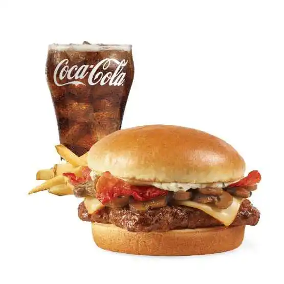 Wendy's Mushroom Bacon Cheeseburger Combo