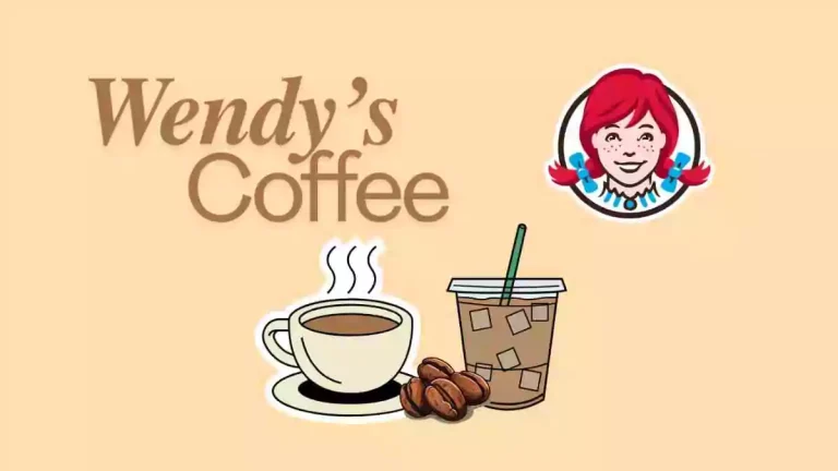 wendy's coffee menu