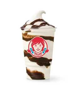 Wendy's Vanilla Thin Mint Frosty