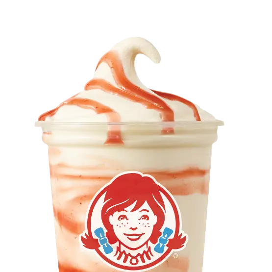 Wendy’s Frosty Menu Prices (2025) 10 Wendy's strawberry vanilla frosty swirl